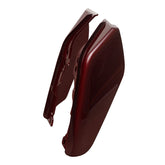 HR3 Black Forest & Wineberry Mid Frame Air Heat Deflectors For Harley Touring and Trike Models 09-24
